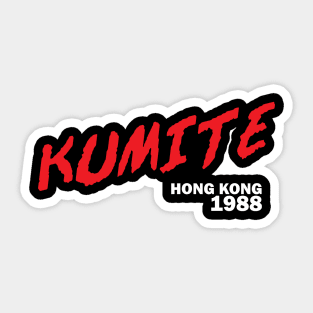 Kumite Hong Kong 1988 Sticker